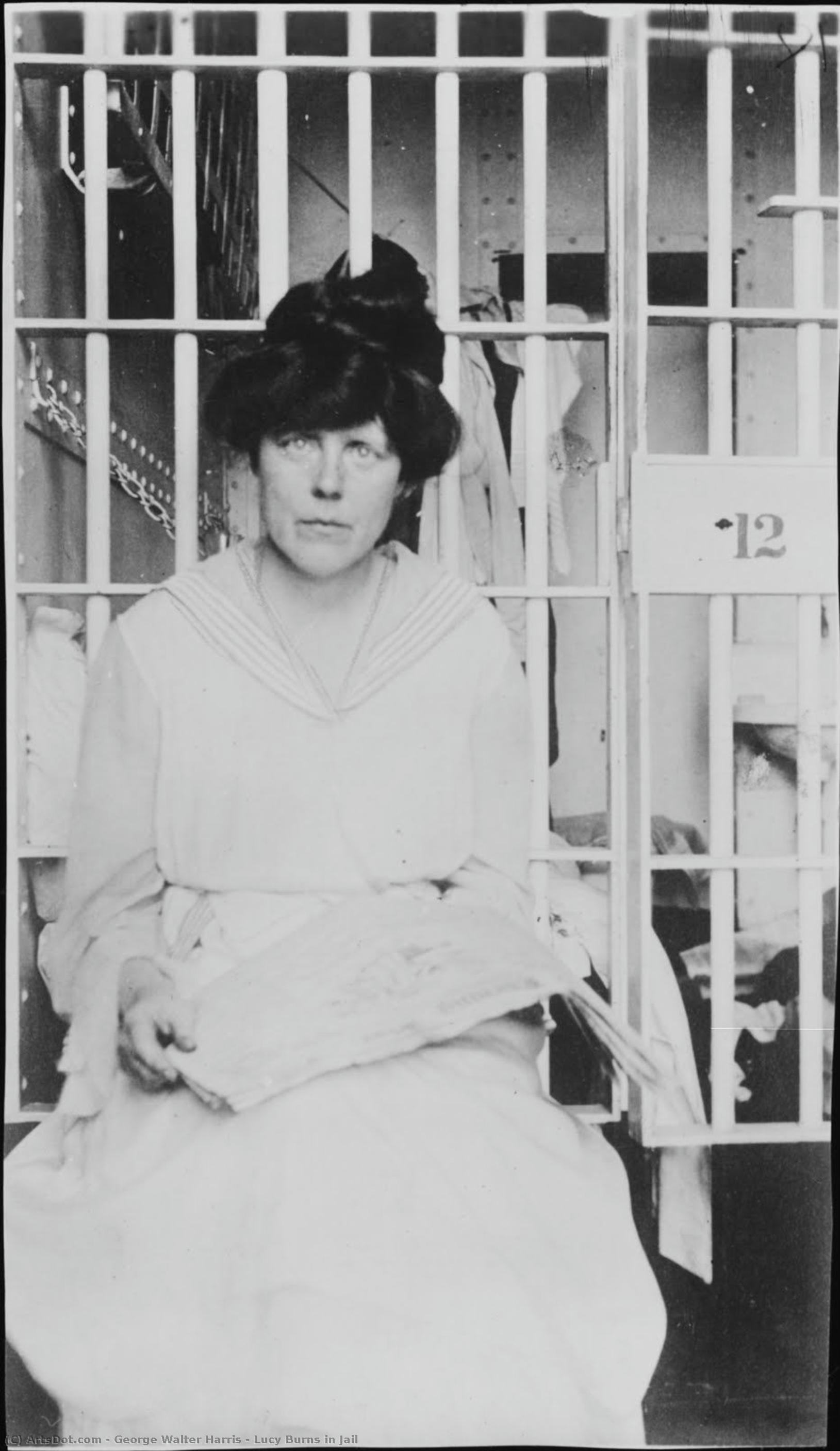 Lucy Burns In Jail — George Walter Harris