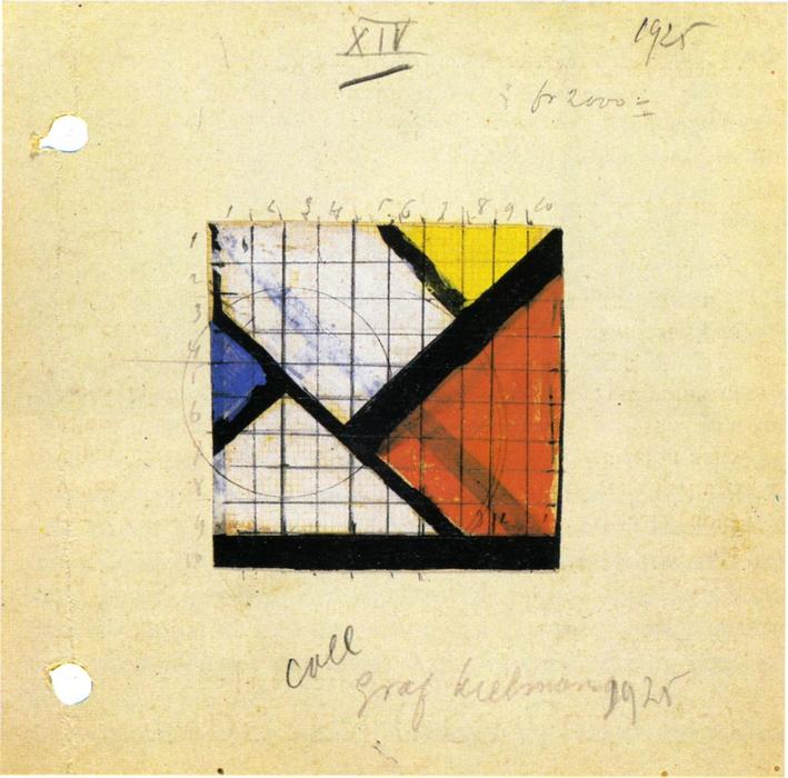 Study For Counter Composition Xiv — Тео Ван Досбург