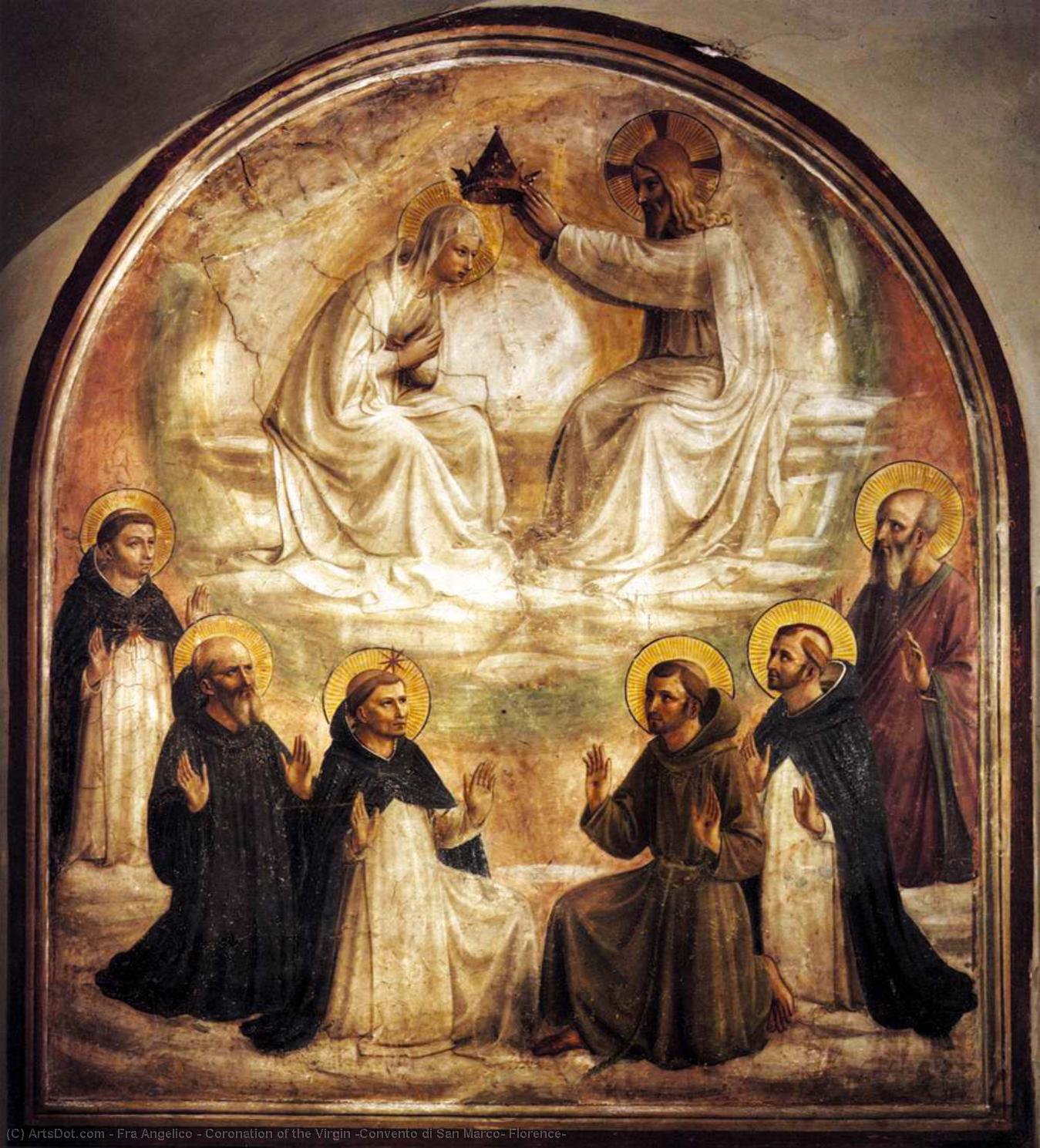 Coronation Of The Virgin (convento Di San Marco, Florence) — Fra Angelico