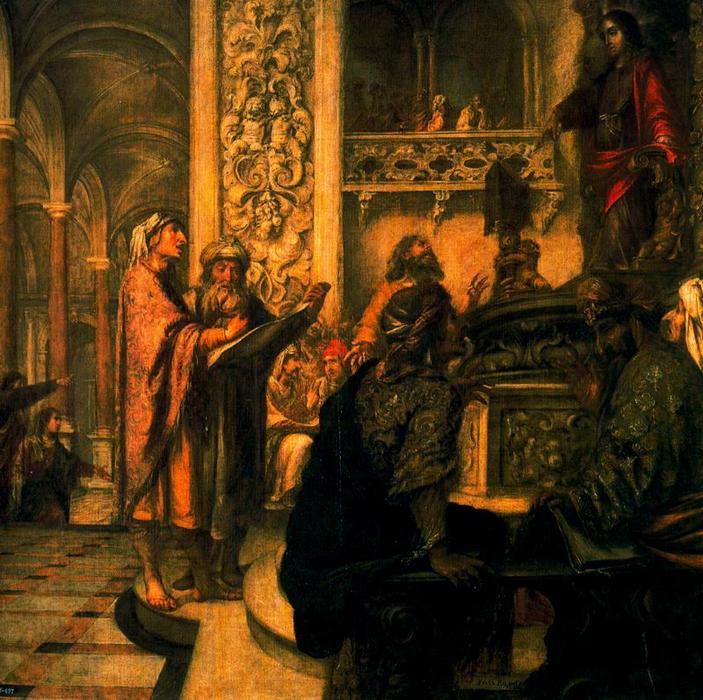 Cristo Disputando Con Los Doctores En El Templo — Juan De Valdés Leal