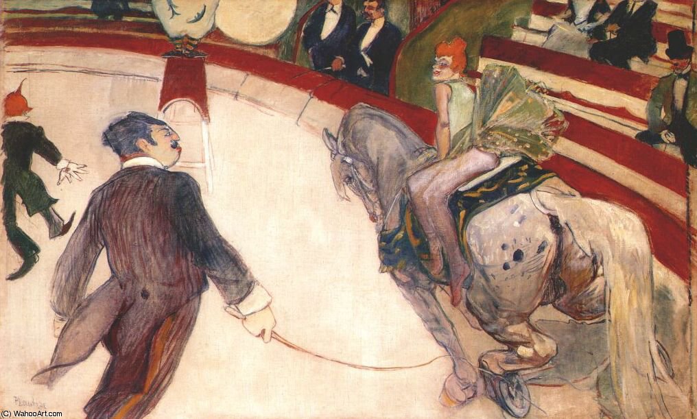 At The Cirque Fernando The Ringmaster — Henri De Toulouse-lautrec