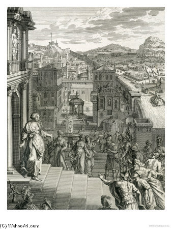 Picart Cassandra Foretells The Trojans Their Fate And Is Not Believed — Bernard Picart