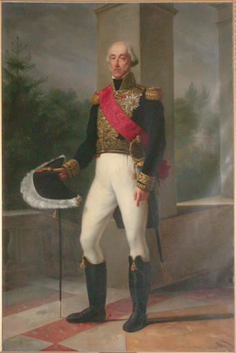 Portrait En Pied Du Duc De Bourbon, En Tenue De Lieutenant General — Pierre Louis Delaval