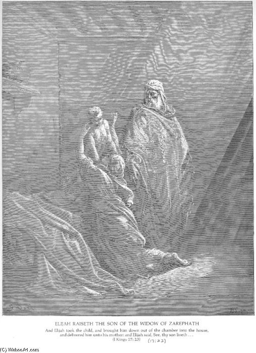 Elijah Raises The Son Of The Widow Of Zarephath — Paul Gustave Doré