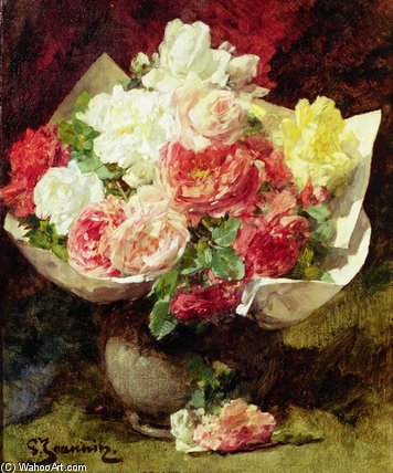 Flowers In A Vase — Georges Jeannin