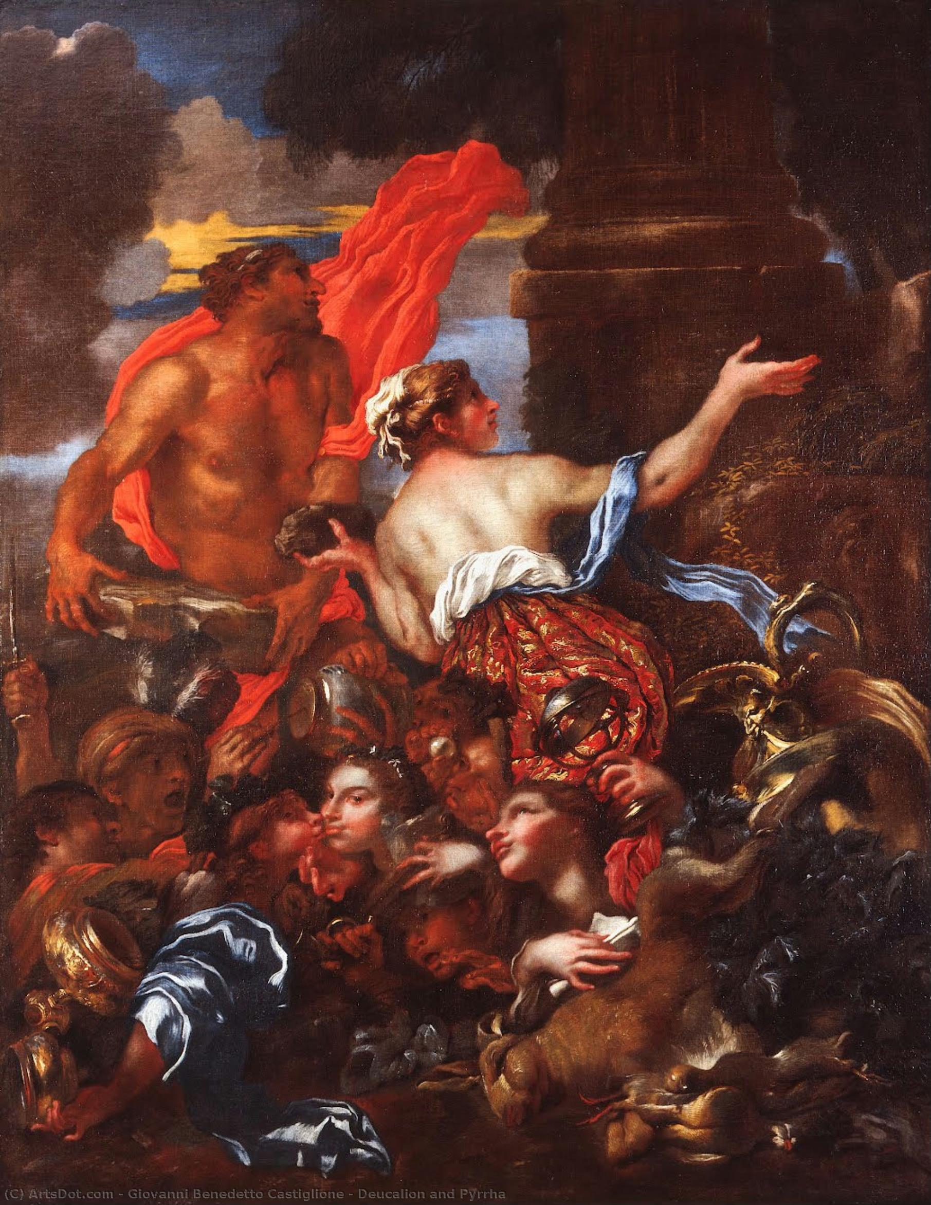 Deucalion And Pyrrha — Giovanni Benedetto Castiglione