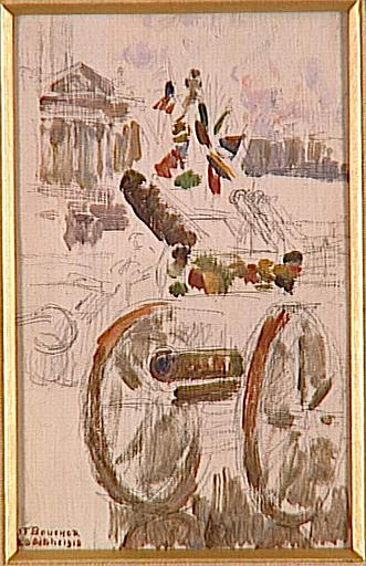 Canons De La 10ème Armée (mangin), Place De La Concorde, Paris, 20 Octobre 1918 — Joseph-félix Bouchor