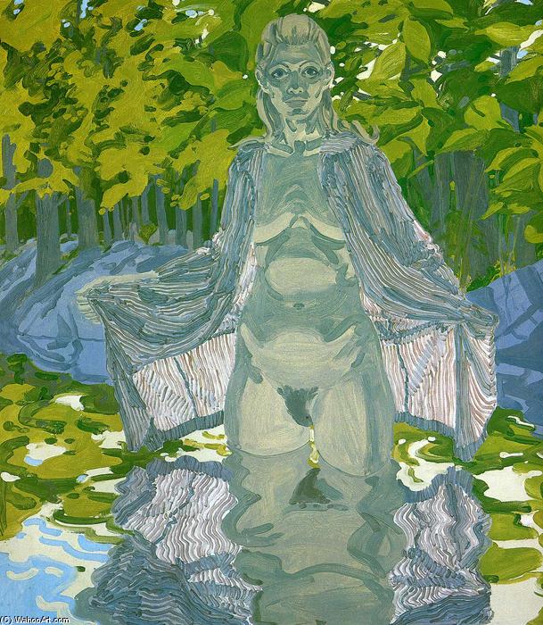 Nude In Striped Robe — Neil Gavin Welliver