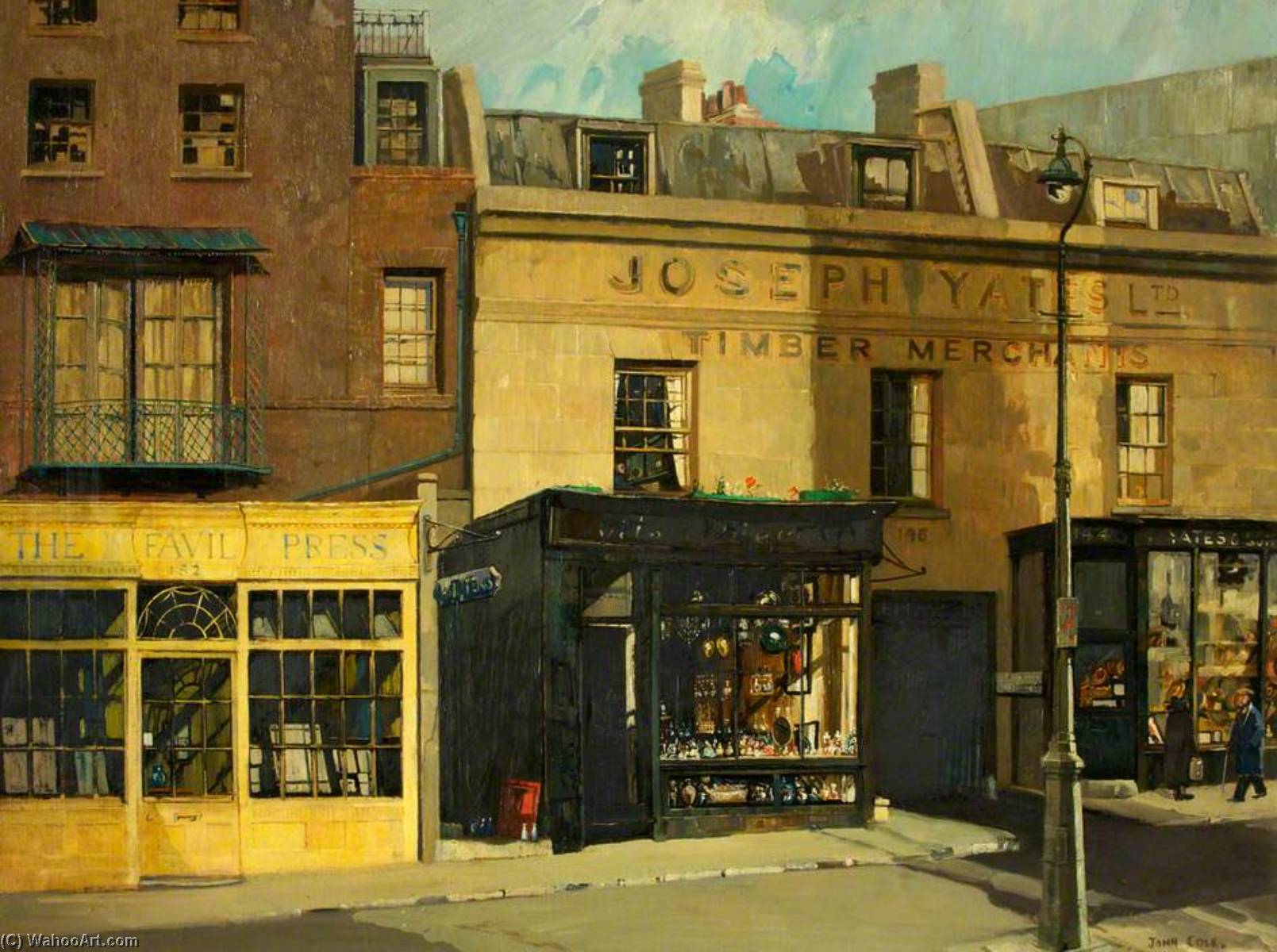 Three Shops In Church Street, Kensington — John Vicat Cole