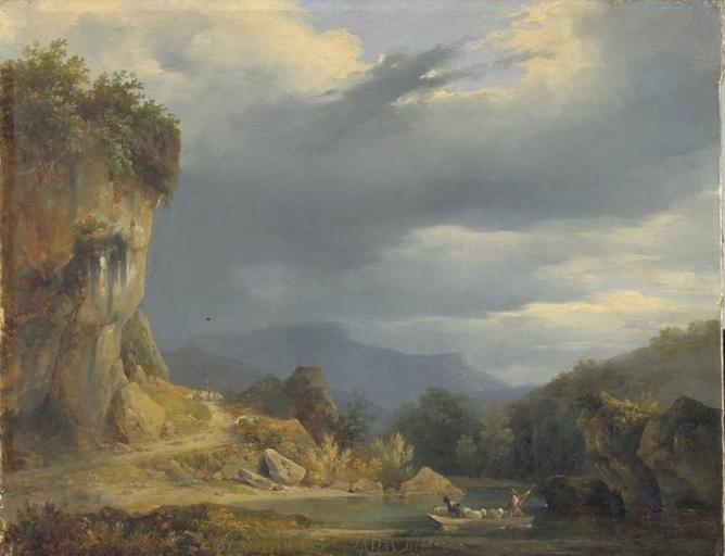 Paysage De Lozere (vue Prise Dans Le Gevaudan) — Jacques Raymond Brascassat
