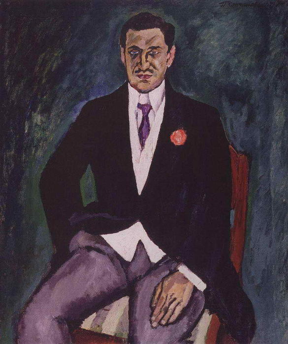 Portrait Of Baron K. Rausch Von Traubenberg — Pyotr Konchalovsky