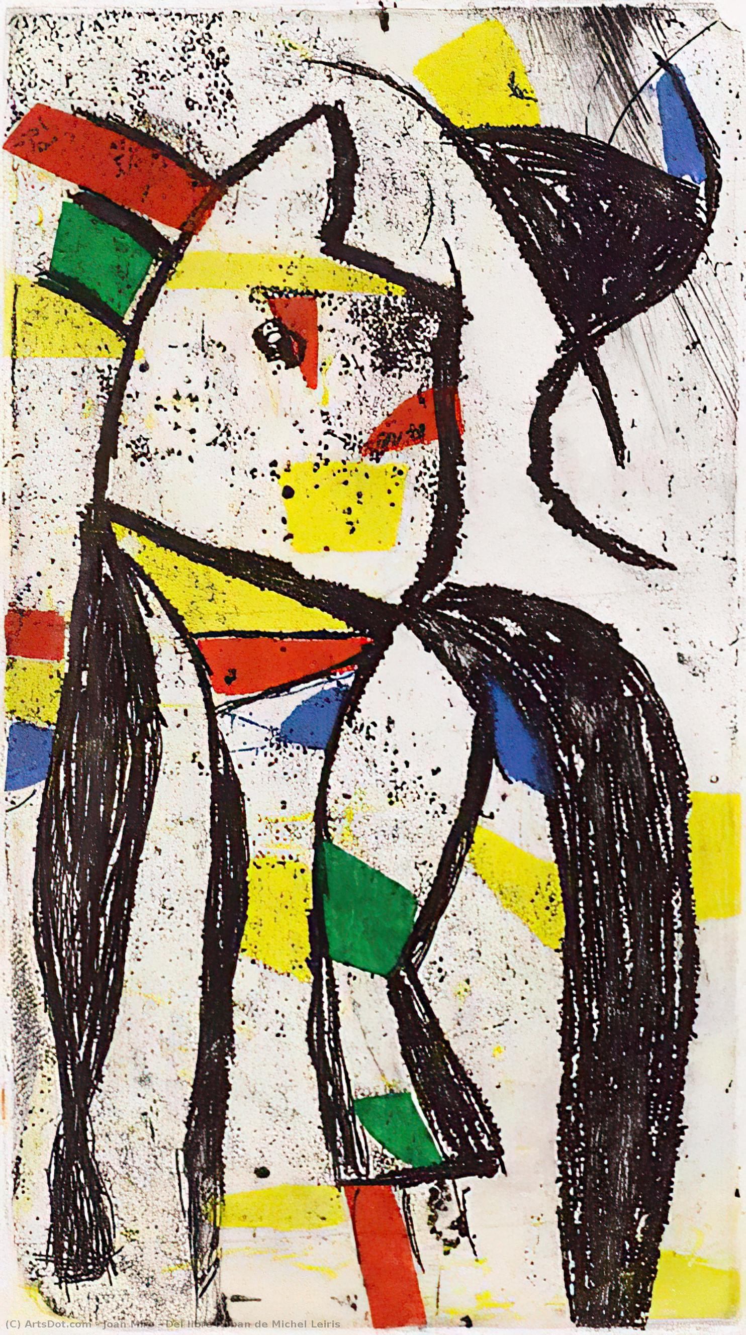 Del Libre Ruban De Michel Leiris - Das Freiheitsband Von Michel Leiris — Joan Miró