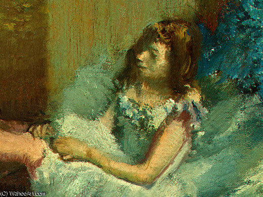 Before The Ballet, Detalj 4, Ng Washington — Hilaire-germain-edgar Degas