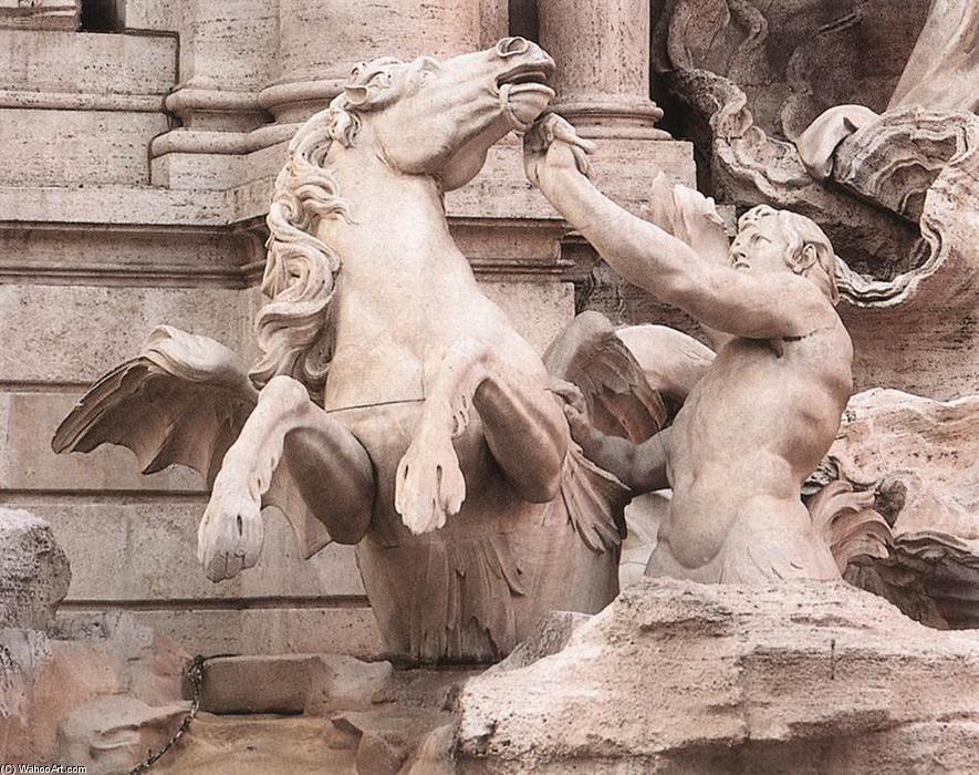 Fontana Di Trevi (detail) — Niccolò Salvi