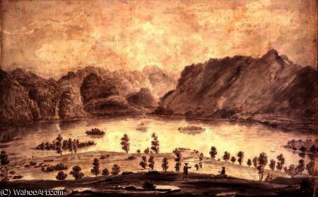 Panoramic View Of Derwentwater And The Vale Of Keswick — Moses Griffith