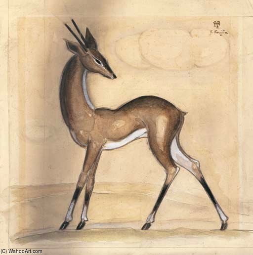 Gazelle — Léonard Tsuguharu Foujita