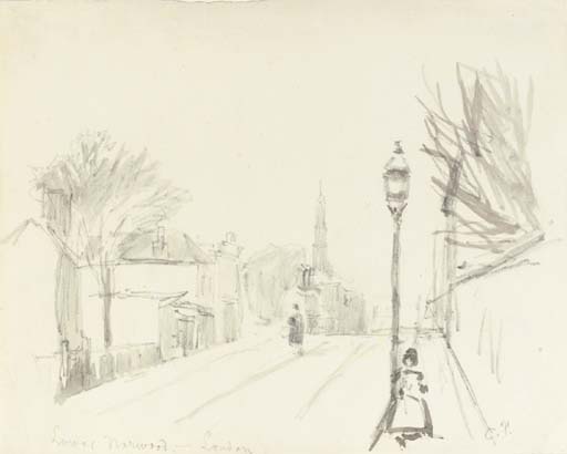 St Luke's Church, Lower Norwood — Camille Pissarro