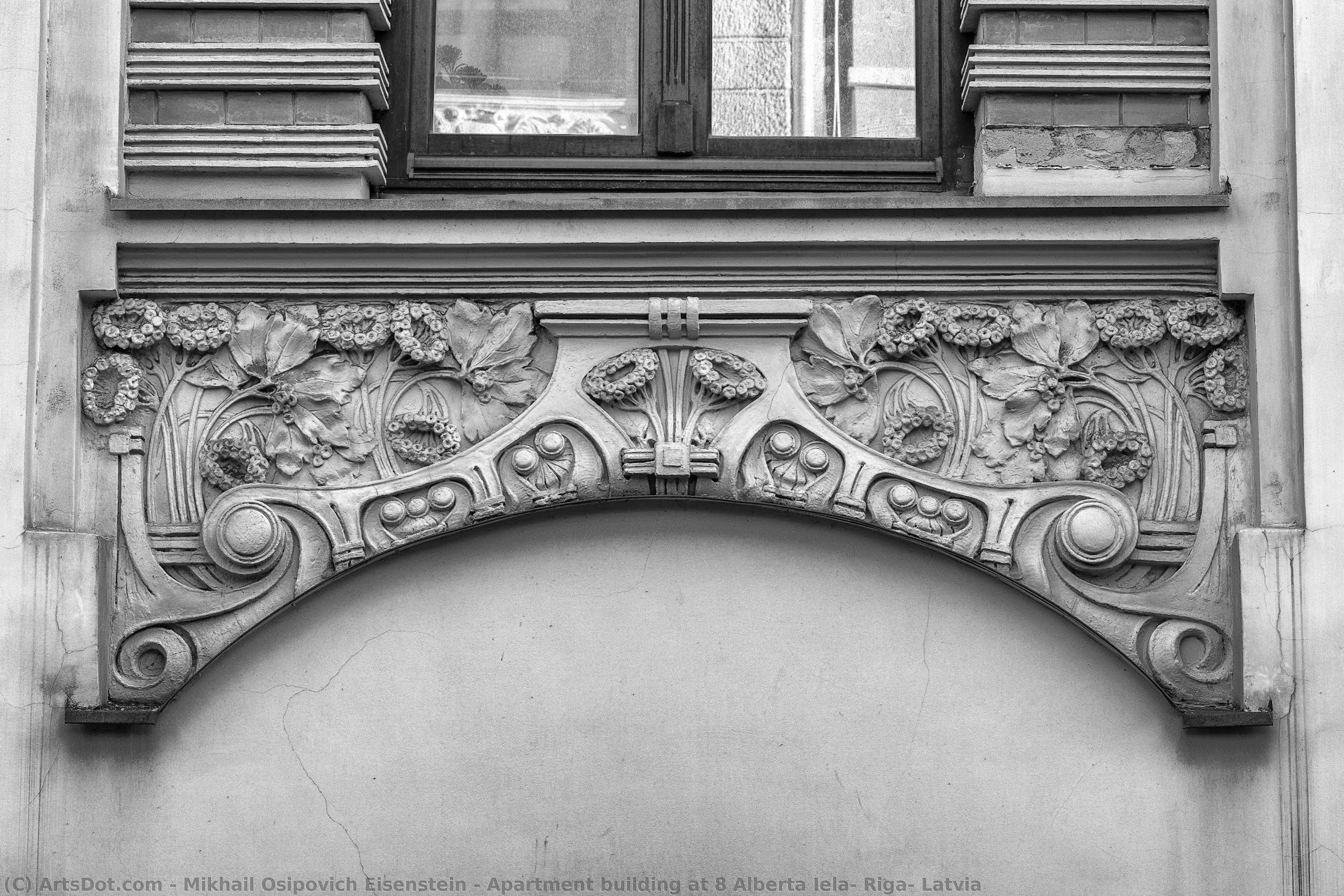 Apartment Building At 8 Alberta Iela, Riga, Latvia — Mikhail Osipovich Eisenstein