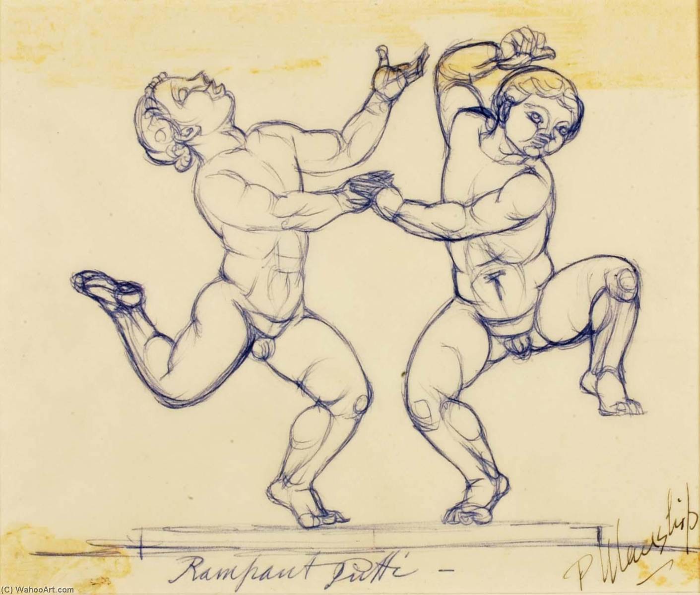 Rampant Putti — Paul Manship