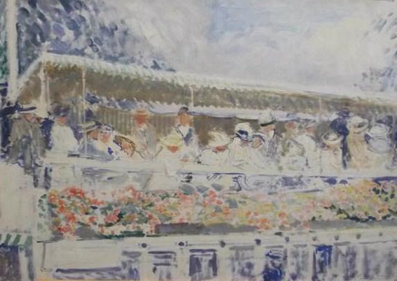 Henley House Boat On The Thames — Jacques-émile Blanche