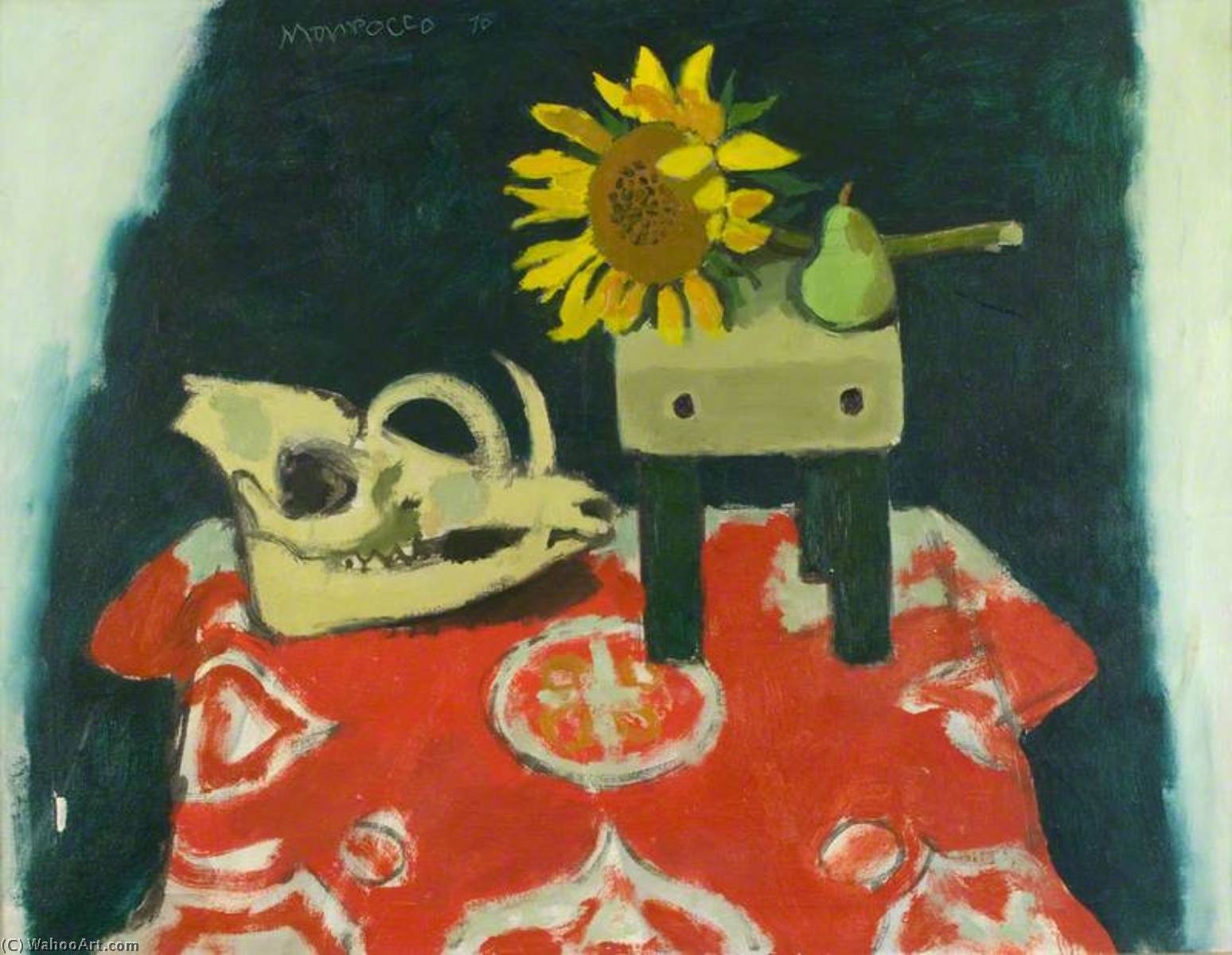 Still Life With A Boar's Head — Alberto Morrocco