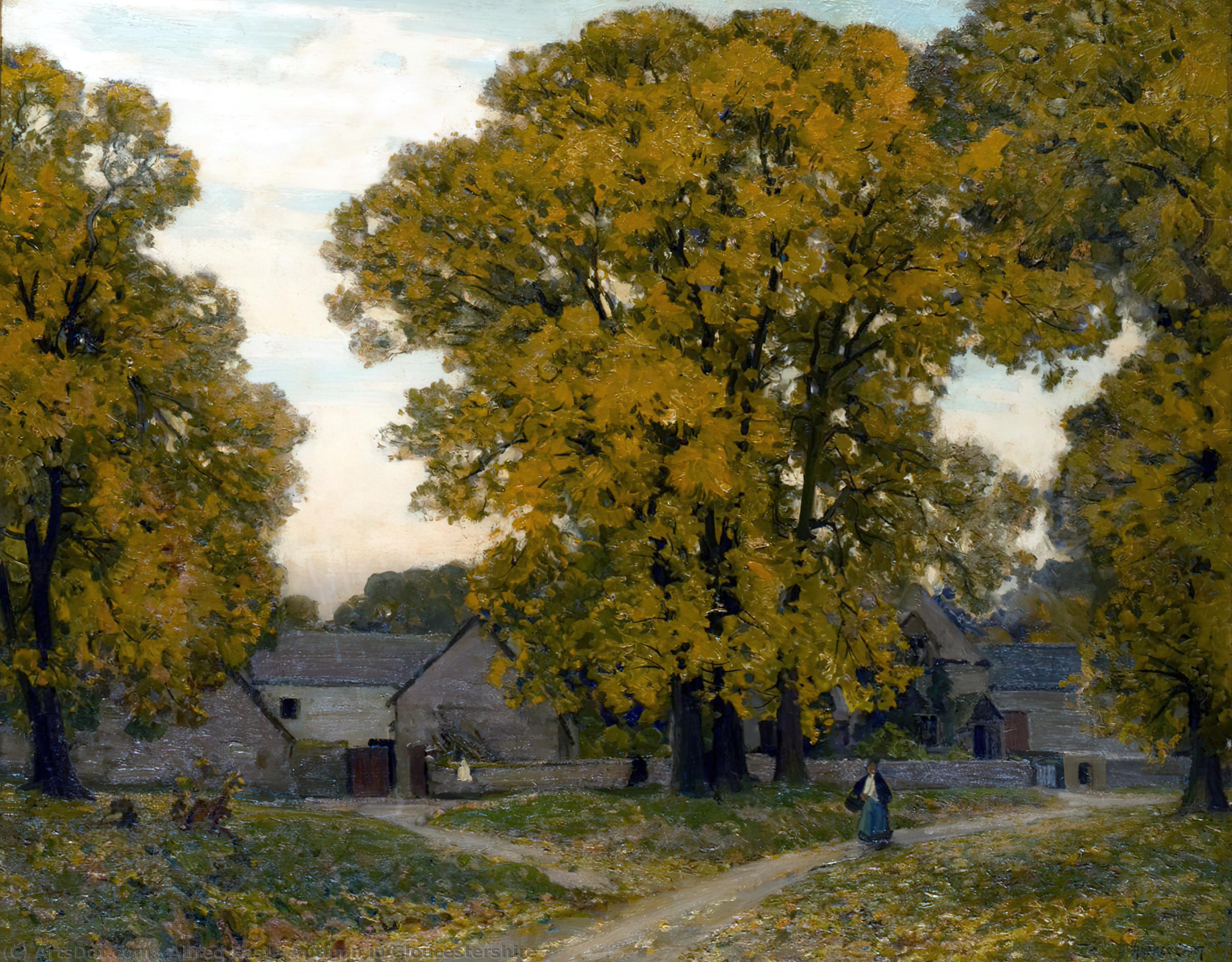 Autumn In Gloucestershire — アルフレッド・イースト