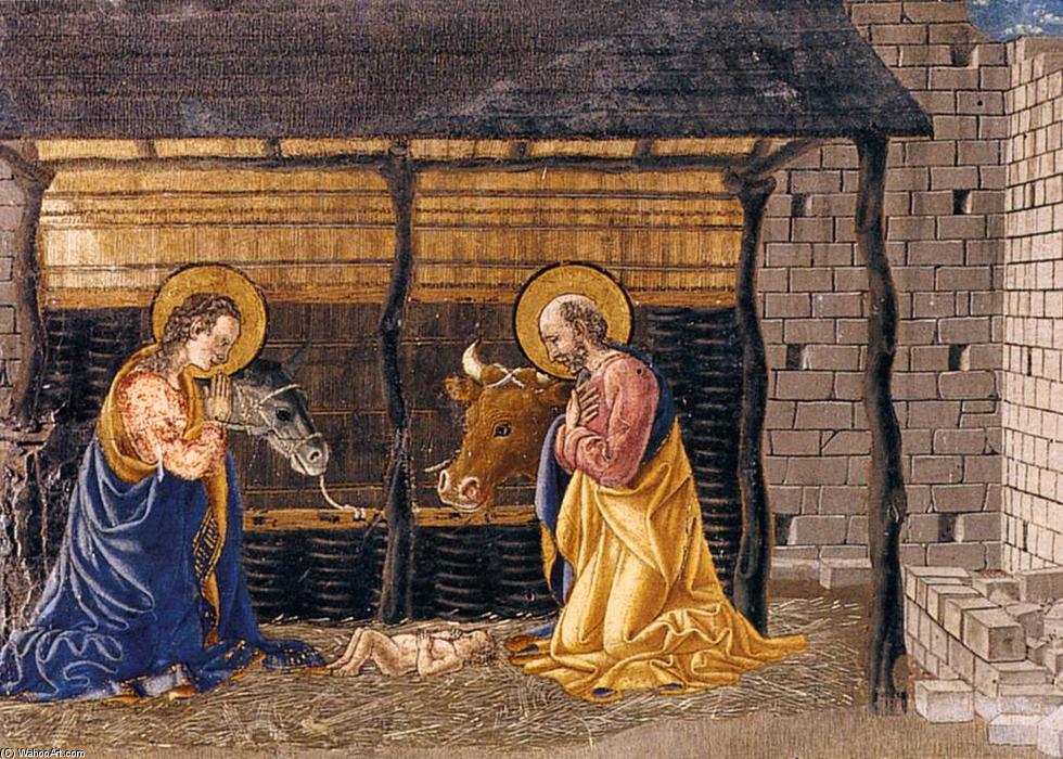 Nativity And Adoration Of The Magi (detail) (10) — Giovanni Di Francesco Del Cervelliera