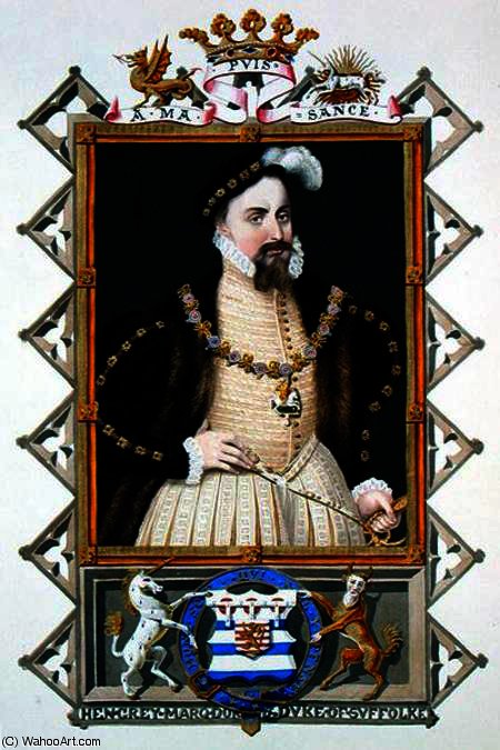 Portrait Of Henry Grey Duke Of Suffolk From 'memoirs Of The Court Of Queen Elizabeth — Sarah Countess Of Essex