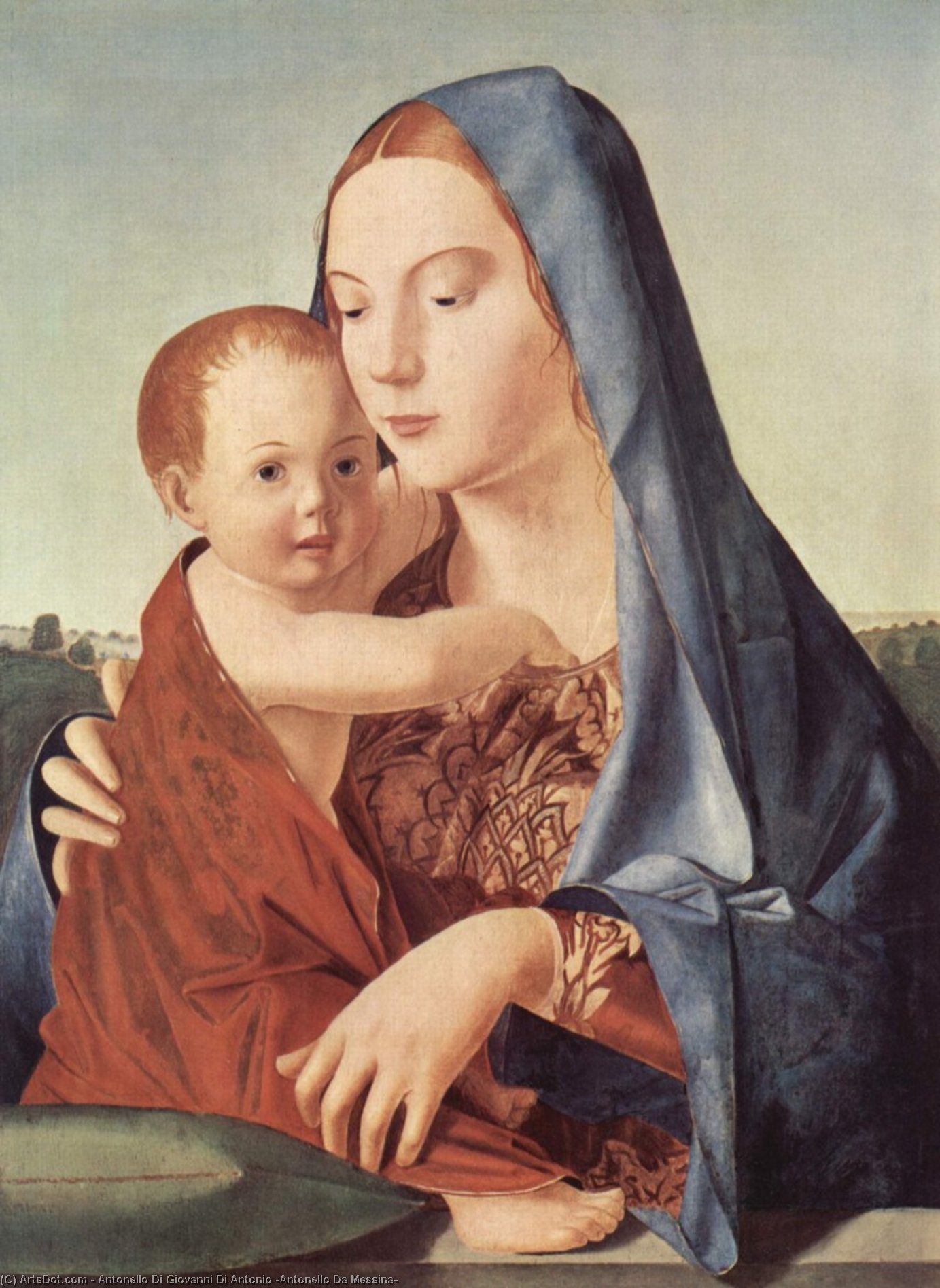 Madonna And Child (madonna Benson) — Antonello Di Giovanni Di Antonio (antonello Da Messina)