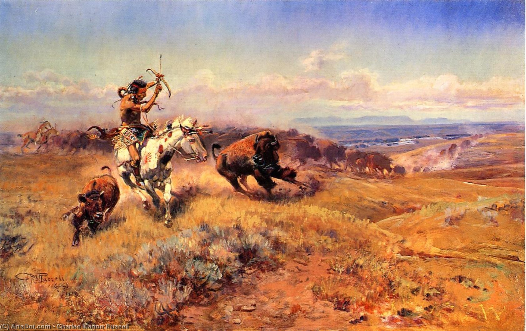 Horse Of The Hunter (also Known As Fresh Meat) — Charles Marion Russell