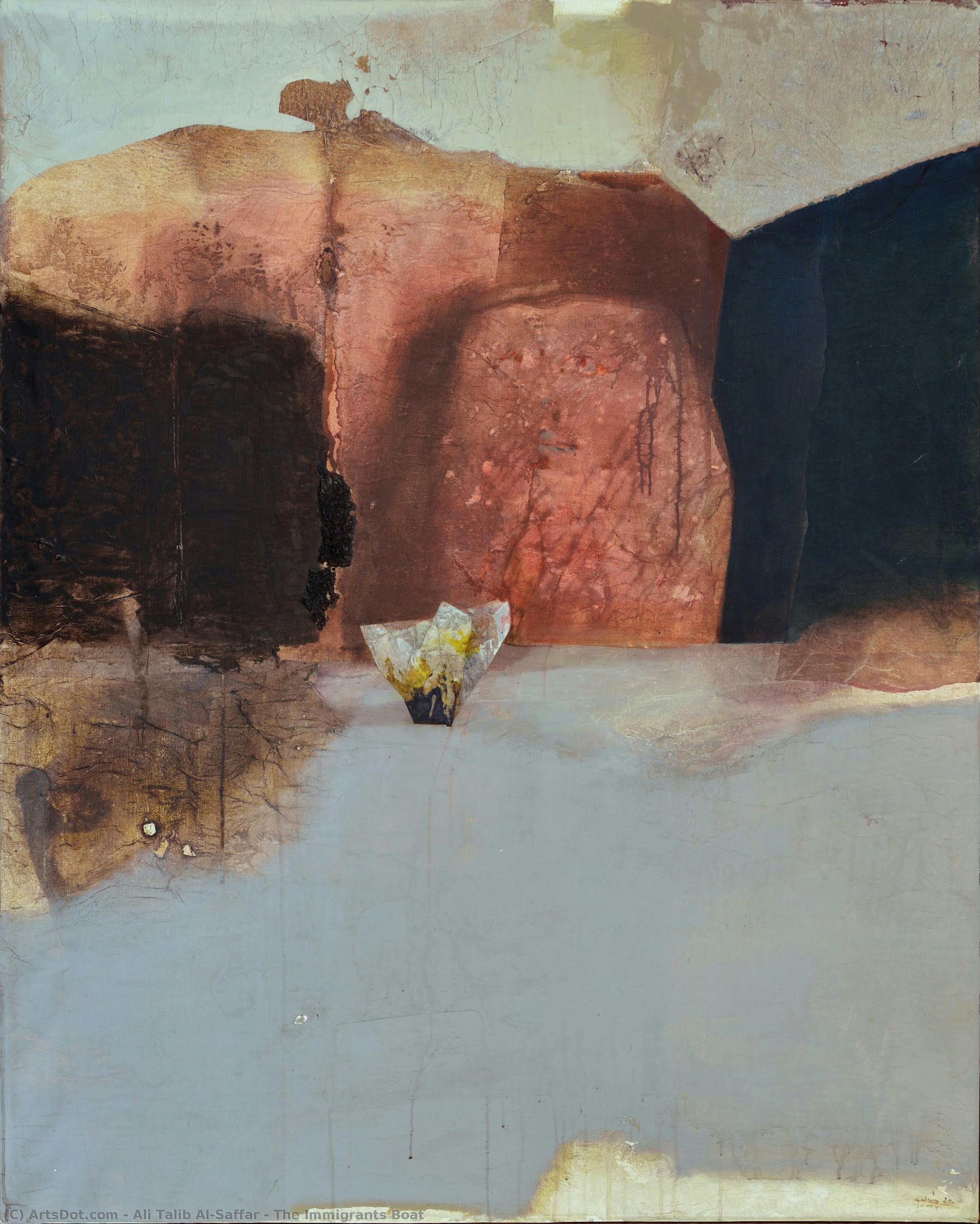 The Immigrants Boat — Ali Talib Al-saffar