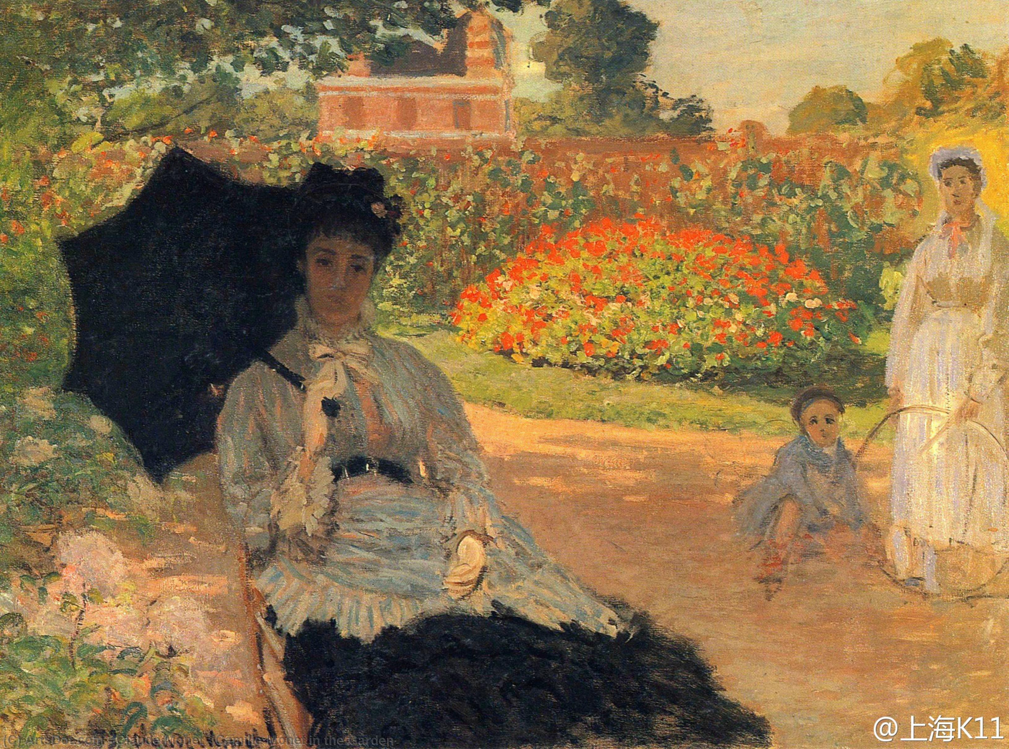 Camille Monet En El Jardín — Claude Monet