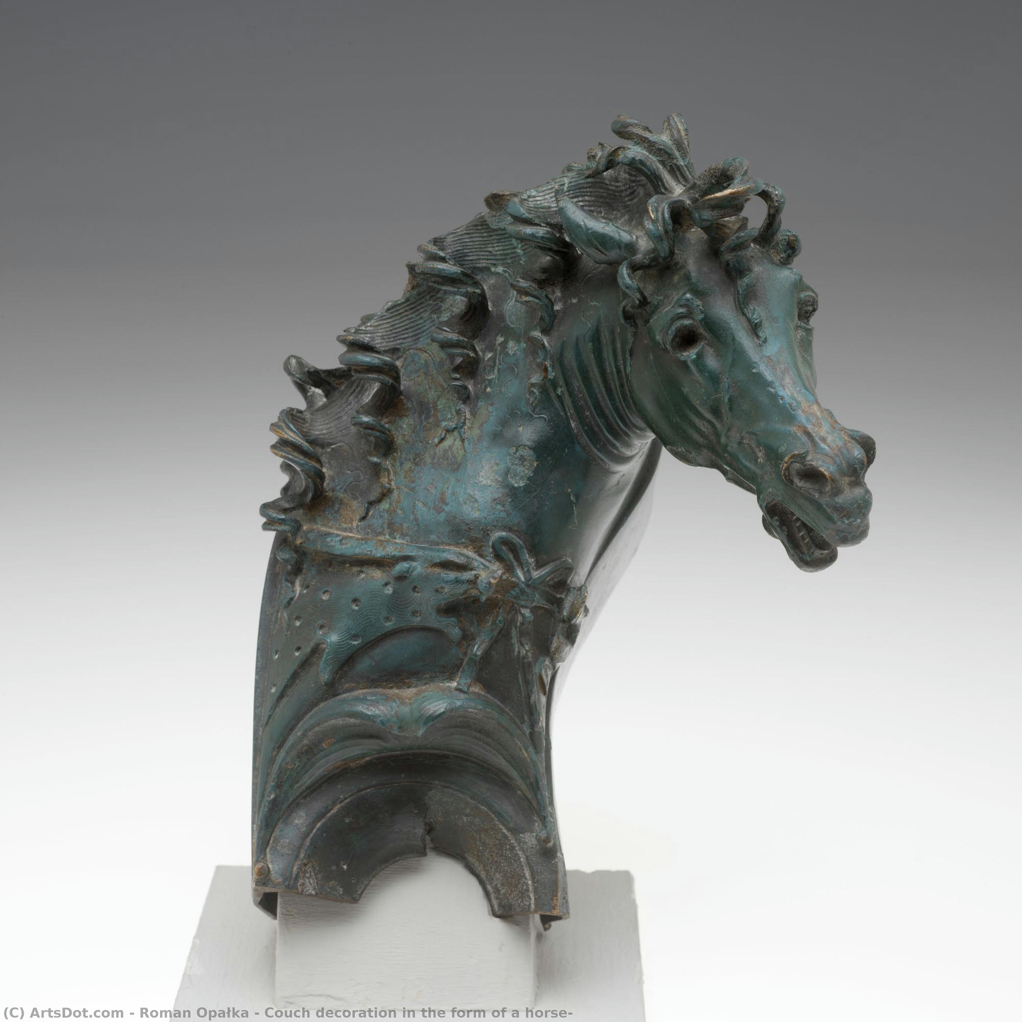 Couch Decoration In The Form Of A Horse — Roman Opałka