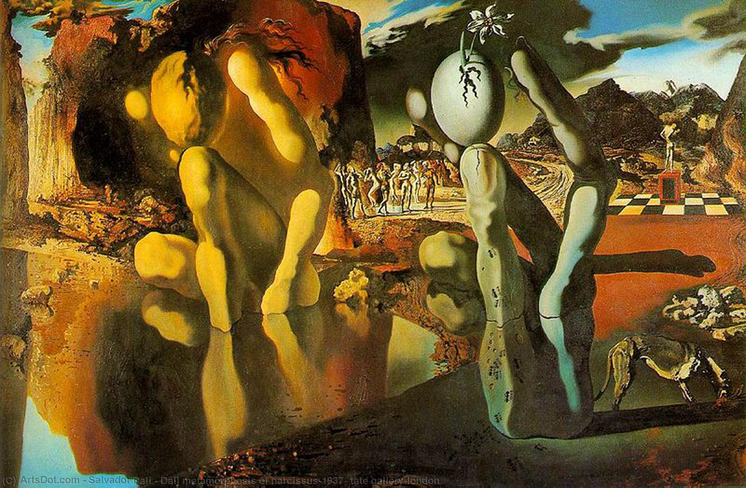 Dali Metamorfoza Narkisa, 1937, Tate Gallery, London — Сальвадор Дали
