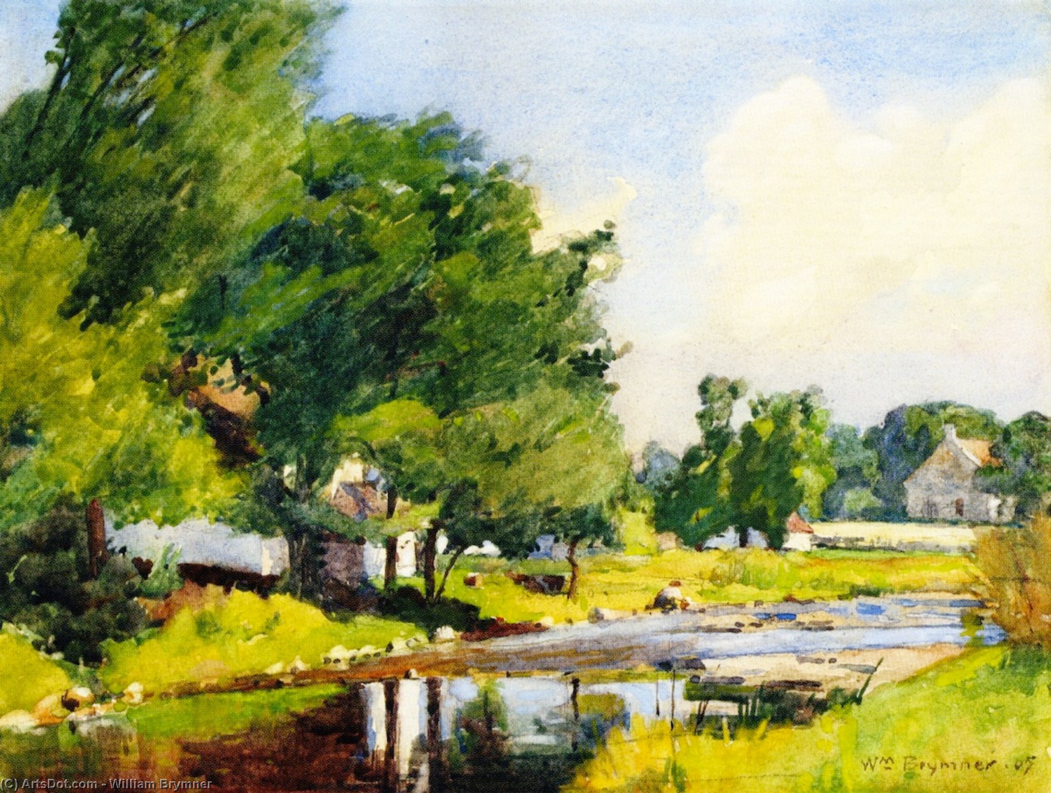 Summer Landscape — William Brymner (wilhelm Brymner)