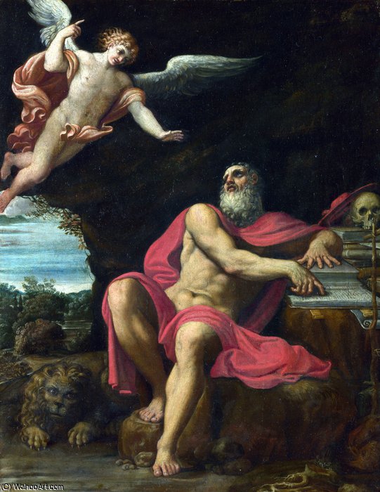 The Vision Of Saint Jerome — Domenichino (domenico Zampieri)