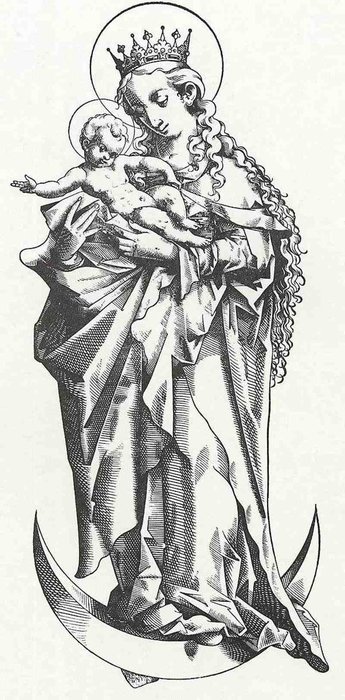 Crescent Madonna — Tobias Stimmer