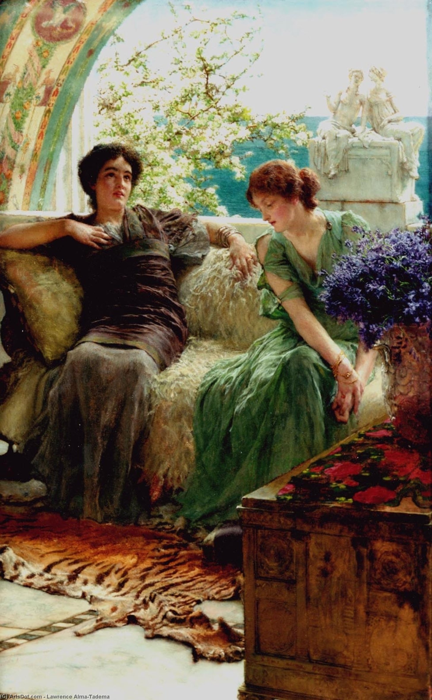 Unwelcome Confidences — Lourens Alma Tadema
