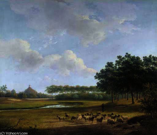 The Estate Raephorst In Wassenaar, With The Seringenberg In The Distance — Andreas Schelfhout