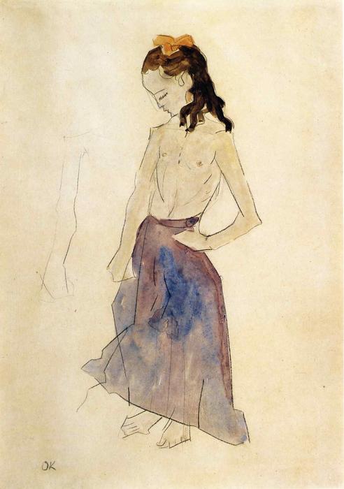 Girl With A Yellow Headband — Oskar Kokoschka