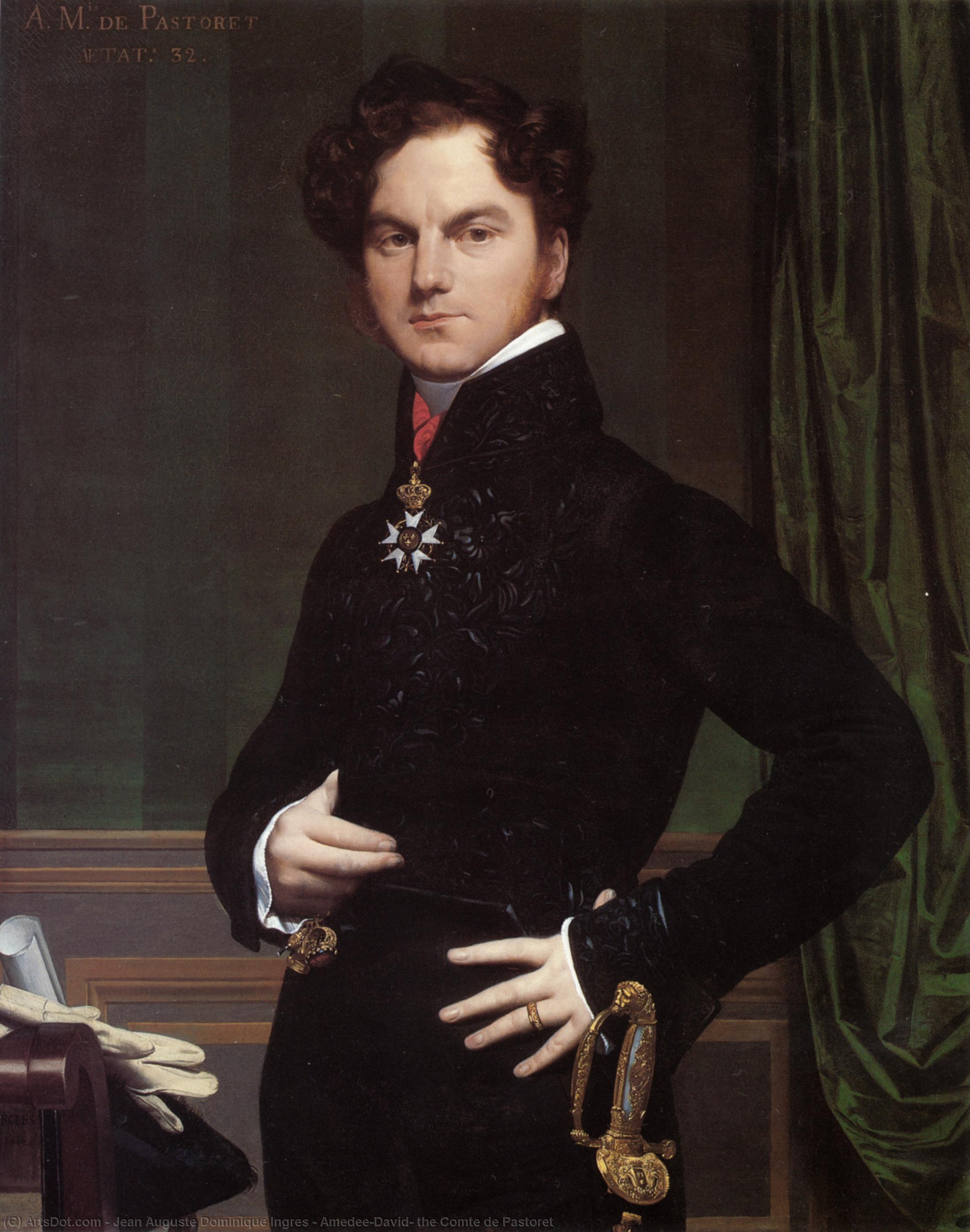 Amedee-david, The Comte De Pastoret — Jean-auguste-dominique Ingres