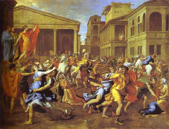 The Rape Of The Sabines — Nicolas Poussin