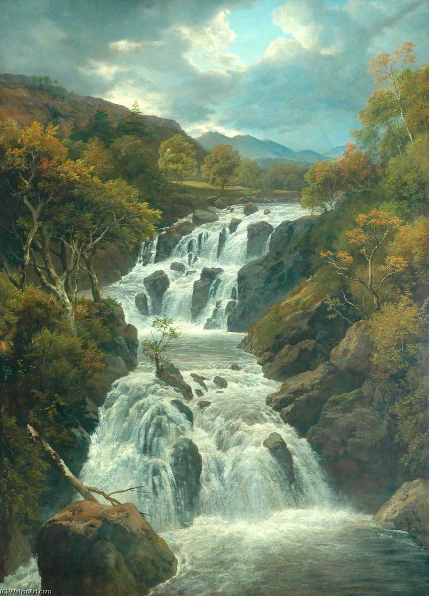 The Waterfall — Edmund Marriner Gill