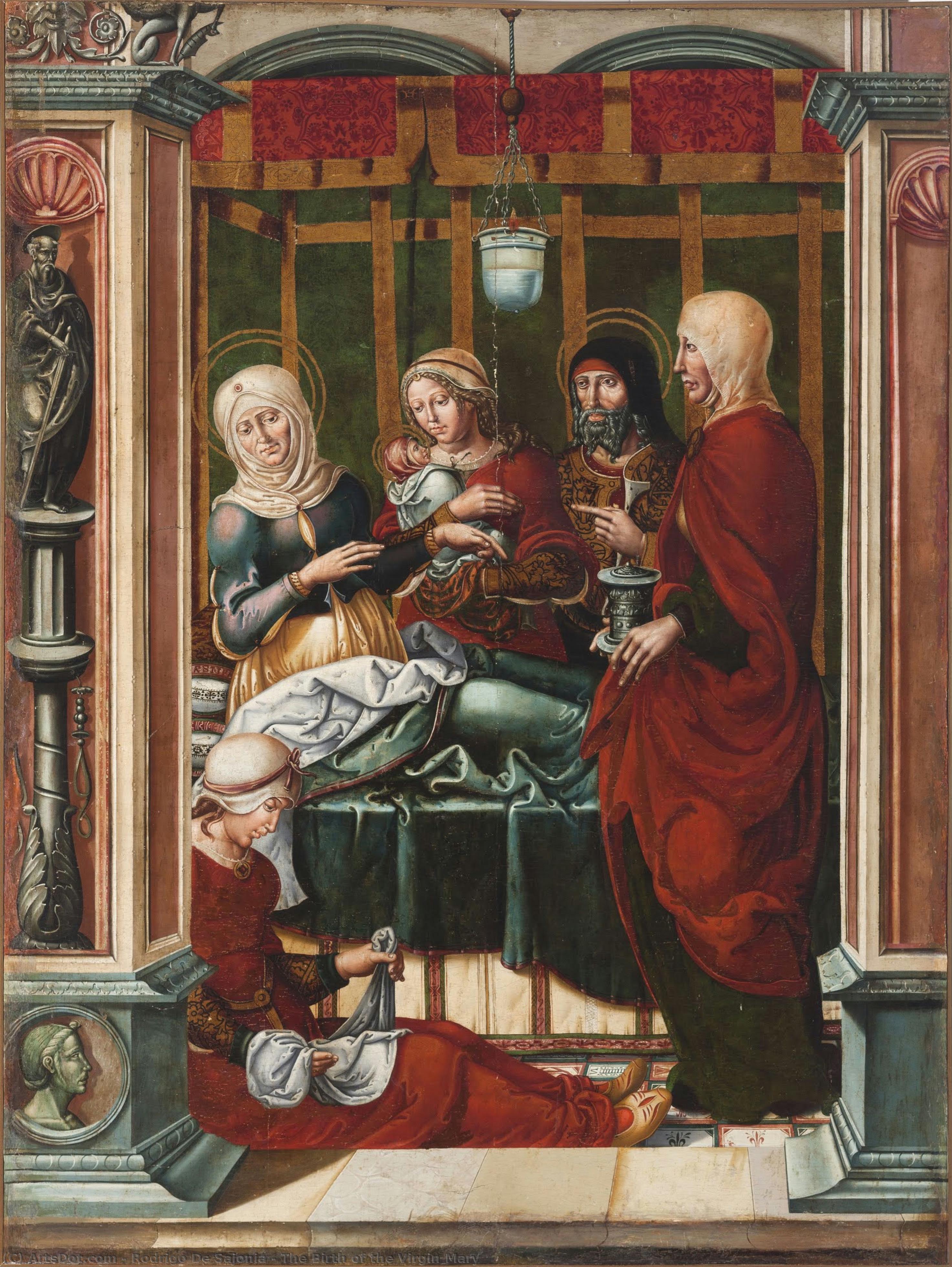 The Birth Of The Virgin Mary — Rodrigo De Sajonia