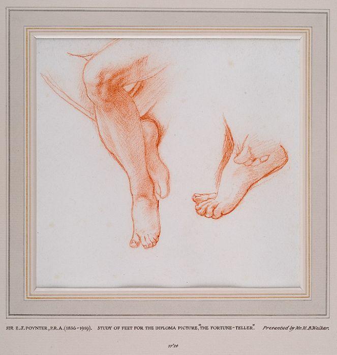 Study Of Two Pairs Of Feet For The Fortune Teller — Sir Edward John Poynter