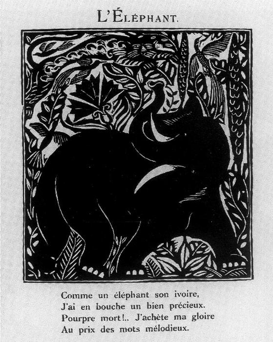 Illustration For Le Bestiaire De Guillaume Apollinaire 1 — Raoul Dufy