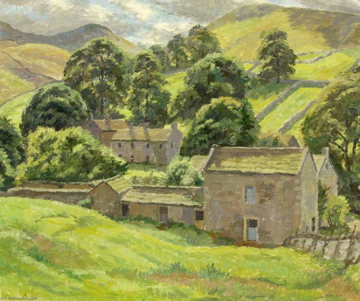 After Rain, Thorpe In Craven — Donald Ewart Milner