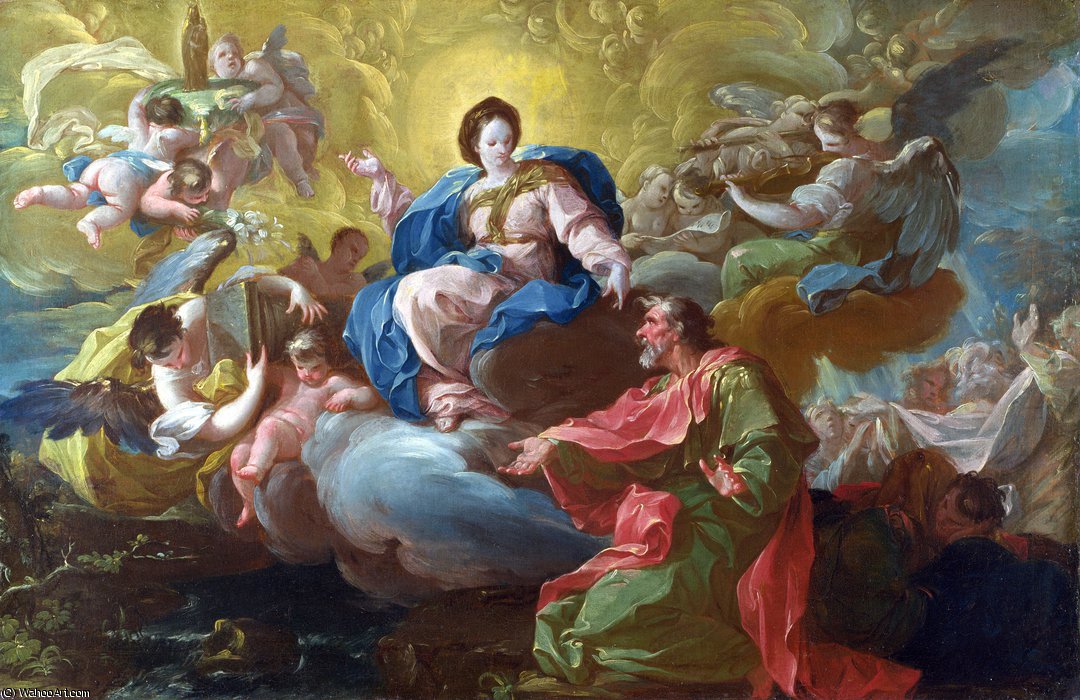 Saint James Being Visited By The Virgin — Francisco Bayeu Y Subias
