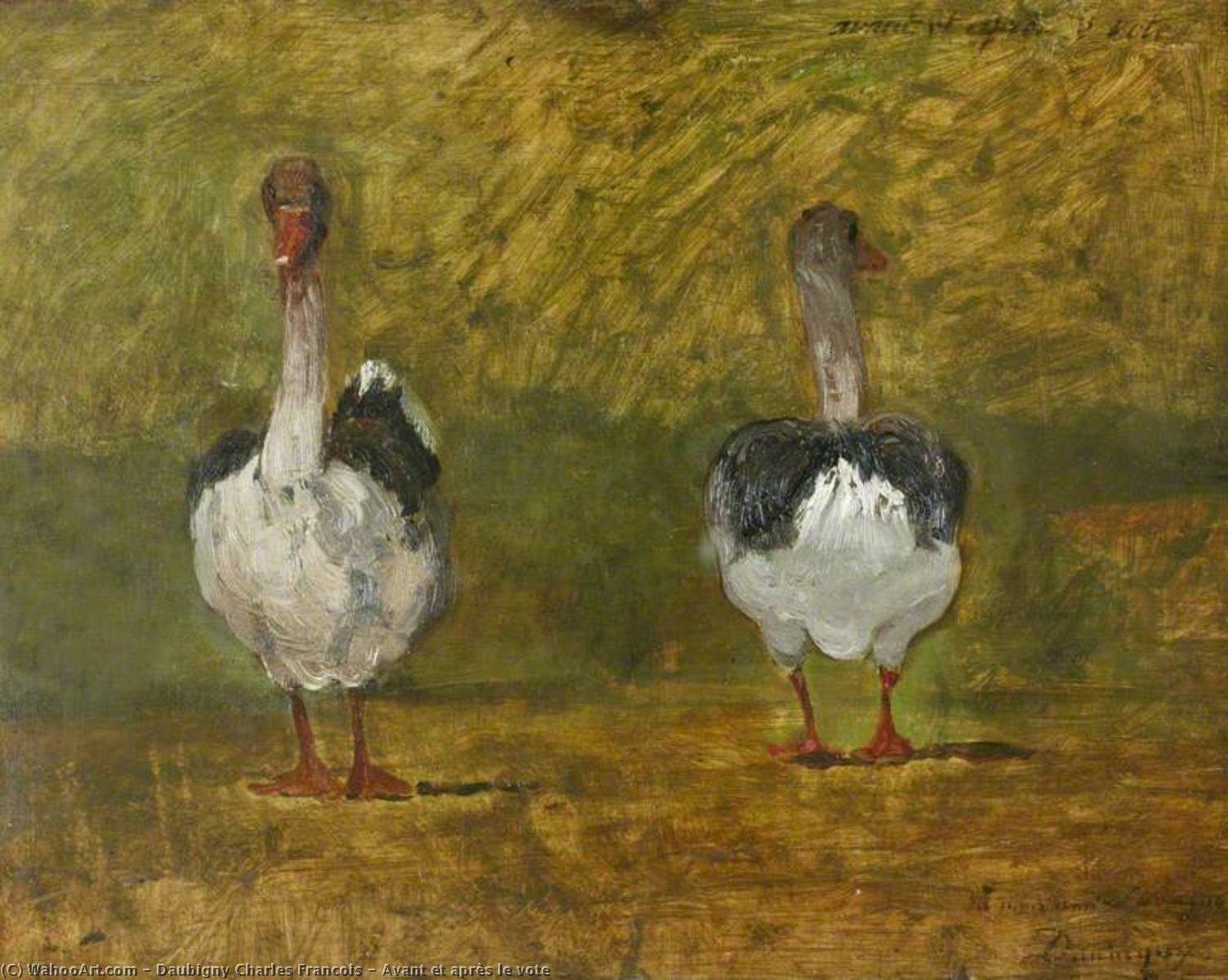 Avant Et Après Le Vote — Charles-françois Daubigny