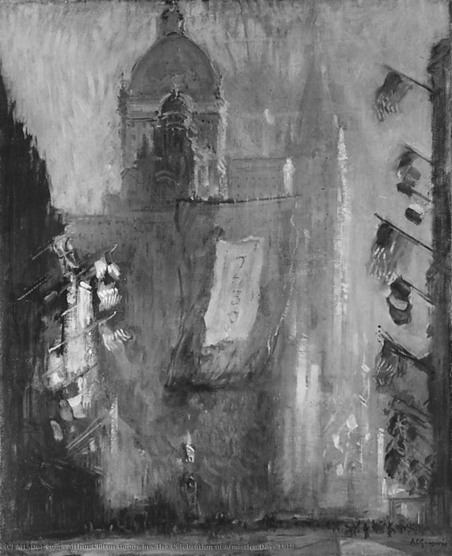 The Celebration Of Armistice Day, 1918 — Arthur Clifton Goodwin